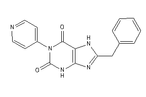 8-benzyl-1-(4-pyridyl)-7H-xanthine