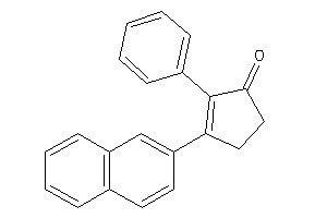 Image of 3-(2-naphthyl)-2-phenyl-cyclopent-2-en-1-one