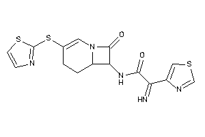 Image of 2-imino-N-[8-keto-3-(thiazol-2-ylthio)-1-azabicyclo[4.2.0]oct-2-en-7-yl]-2-thiazol-4-yl-acetamide