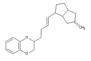 3-[4-(5-methylene-2,3,3a,4,6,6a-hexahydro-1H-pentalen-1-yl)but-3-enyl]-2,3-dihydro-1,4-benzodioxine