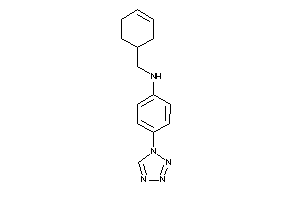 Cyclohex-3-en-1-ylmethyl-[4-(tetrazol-1-yl)phenyl]amine