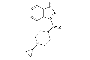 (4-cyclopropylpiperazino)-(1H-indazol-3-yl)methanone