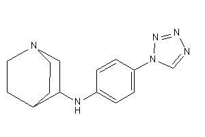 Quinuclidin-3-yl-[4-(tetrazol-1-yl)phenyl]amine