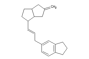 5-[3-(5-methylene-2,3,3a,4,6,6a-hexahydro-1H-pentalen-1-yl)allyl]indane