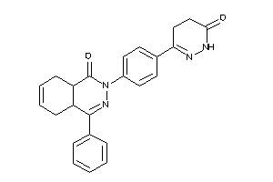 Image of 2-[4-(6-keto-4,5-dihydro-1H-pyridazin-3-yl)phenyl]-4-phenyl-4a,5,8,8a-tetrahydrophthalazin-1-one
