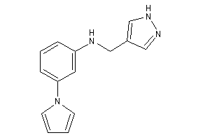 1H-pyrazol-4-ylmethyl-(3-pyrrol-1-ylphenyl)amine