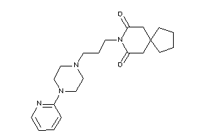 8-[3-[4-(2-pyridyl)piperazino]propyl]-8-azaspiro[4.5]decane-7,9-quinone