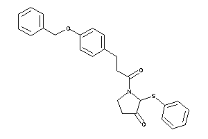 Image of 1-[3-(4-benzoxyphenyl)propanoyl]-2-(phenylthio)-3-pyrrolidone