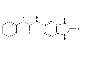 1-(2-keto-1,3-dihydrobenzimidazol-5-yl)-3-phenyl-thiourea