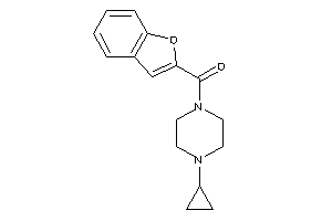Image of Benzofuran-2-yl-(4-cyclopropylpiperazino)methanone