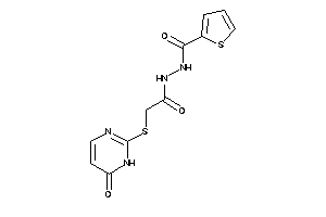 N'-[2-[(6-keto-1H-pyrimidin-2-yl)thio]acetyl]thiophene-2-carbohydrazide