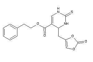 4-[(2-keto-1,3-dioxol-4-yl)methyl]-2-thioxo-3,4-dihydro-1H-pyrimidine-5-carboxylic Acid Phenethyl Ester