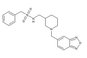 N-[[1-(benzofurazan-5-ylmethyl)-3-piperidyl]methyl]-1-phenyl-methanesulfonamide