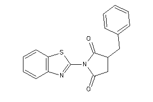 1-(1,3-benzothiazol-2-yl)-3-benzyl-pyrrolidine-2,5-quinone