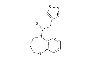 1-(3,4-dihydro-2H-1,5-benzothiazepin-5-yl)-2-isoxazol-4-yl-ethanone