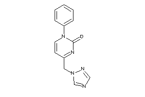 1-phenyl-4-(1,2,4-triazol-1-ylmethyl)pyrimidin-2-one