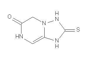 2-thioxo-1,3,5,7-tetrahydro-[1,2,4]triazolo[1,5-a]pyrazin-6-one