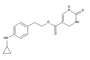 2-thioxo-3,4-dihydro-1H-pyrimidine-5-carboxylic Acid 2-[4-(cyclopropylamino)phenyl]ethyl Ester