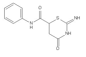 2-imino-4-keto-N-phenyl-1,3-thiazinane-6-carboxamide