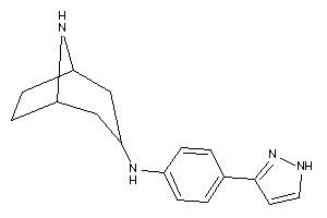 8-azabicyclo[3.2.1]octan-3-yl-[4-(1H-pyrazol-3-yl)phenyl]amine