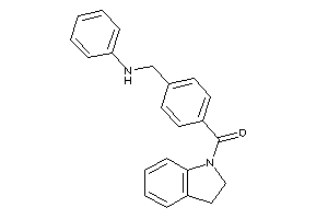 [4-(anilinomethyl)phenyl]-indolin-1-yl-methanone