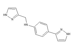 1H-pyrazol-3-ylmethyl-[4-(1H-pyrazol-3-yl)phenyl]amine