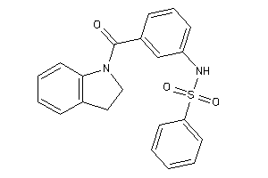 N-[3-(indoline-1-carbonyl)phenyl]benzenesulfonamide