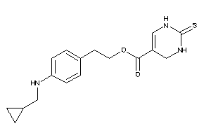 2-thioxo-3,4-dihydro-1H-pyrimidine-5-carboxylic Acid 2-[4-(cyclopropylmethylamino)phenyl]ethyl Ester