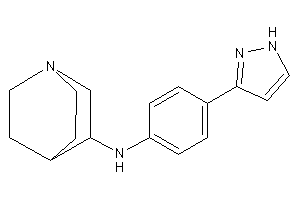 [4-(1H-pyrazol-3-yl)phenyl]-quinuclidin-3-yl-amine