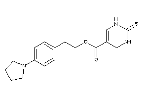 2-thioxo-3,4-dihydro-1H-pyrimidine-5-carboxylic Acid 2-(4-pyrrolidinophenyl)ethyl Ester
