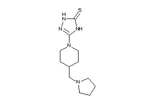 3-[4-(pyrrolidinomethyl)piperidino]-1,4-dihydro-1,2,4-triazole-5-thione