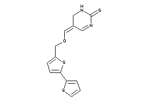 5-[[5-(2-thienyl)-2-thienyl]methoxymethylene]-1,6-dihydropyrimidine-2-thione