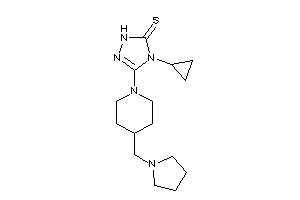 4-cyclopropyl-3-[4-(pyrrolidinomethyl)piperidino]-1H-1,2,4-triazole-5-thione