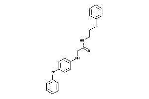 2-(4-phenoxyanilino)-N-(3-phenylpropyl)acetamide