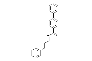 4-phenyl-N-(3-phenylpropyl)benzamide