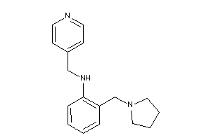 4-pyridylmethyl-[2-(pyrrolidinomethyl)phenyl]amine
