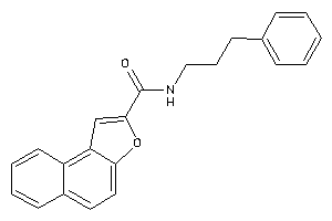 N-(3-phenylpropyl)benzo[e]benzofuran-2-carboxamide