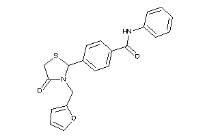 4-[3-(2-furfuryl)-4-keto-thiazolidin-2-yl]-N-phenyl-benzamide