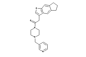 2-(6,7-dihydro-5H-cyclopenta[f]benzofuran-3-yl)-1-[4-(3-pyridylmethyl)piperazino]ethanone