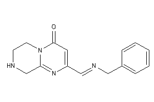 Image of 2-(benzyliminomethyl)-6,7,8,9-tetrahydropyrimido[1,2-a]pyrazin-4-one