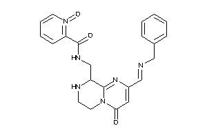 Image of N-[[2-(benzyliminomethyl)-4-keto-6,7,8,9-tetrahydropyrazino[1,2-a]pyrimidin-9-yl]methyl]-1-keto-picolinamide