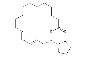 Image of 3-cyclopentyl-2-oxacyclooctadeca-5,7-dien-1-one