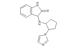 3-[(2-imidazol-1-ylcyclopentyl)amino]oxindole