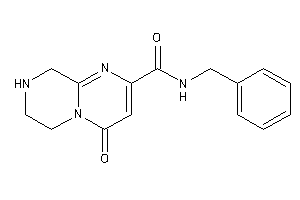Image of N-benzyl-4-keto-6,7,8,9-tetrahydropyrimido[1,2-a]pyrazine-2-carboxamide