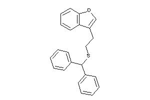 3-[2-(benzhydrylthio)ethyl]benzofuran