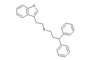 Image of 3-[2-(3,3-diphenylpropylthio)ethyl]benzofuran
