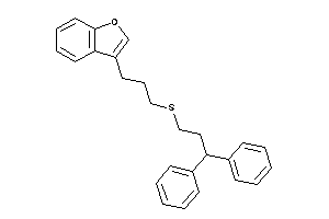 3-[3-(3,3-diphenylpropylthio)propyl]benzofuran
