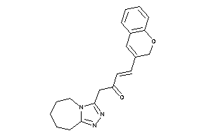 4-(2H-chromen-3-yl)-1-(6,7,8,9-tetrahydro-5H-[1,2,4]triazolo[4,3-a]azepin-3-yl)but-3-en-2-one