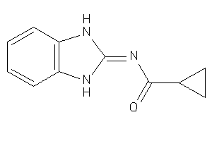 Image of N-(1,3-dihydrobenzimidazol-2-ylidene)cyclopropanecarboxamide