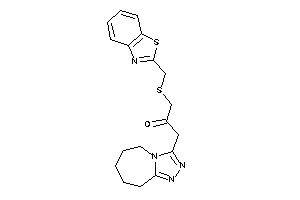 1-(1,3-benzothiazol-2-ylmethylthio)-3-(6,7,8,9-tetrahydro-5H-[1,2,4]triazolo[4,3-a]azepin-3-yl)acetone